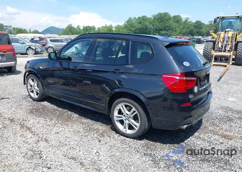 2014 BMW X3 xDrive35I z USA, uszkodzony, nr VIN 5UXWX7C57E0E76096